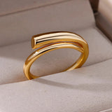 Erica - Elegant Stainless Steel Rings