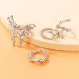 Yara - Butterfly Ring Set