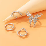 Yara - Butterfly Ring Set