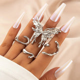 Yara - Butterfly Ring Set