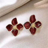 Laurela - Ladies' Earrings with Flowers