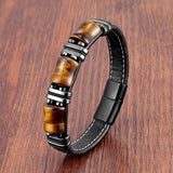 Darius - Tiger's Eye Bracelet for Men