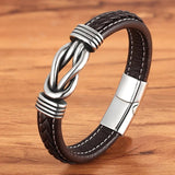 Solomon - Hand-Woven Magnetic Closure Bracelet