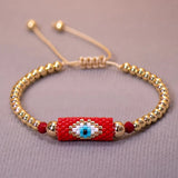 Adrielch - Flettet Evil Eye-armbånd