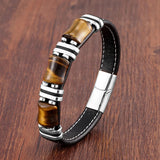 Darius - Tiger's Eye Bracelet for Men